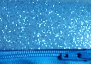 glitter vinyl sky blue